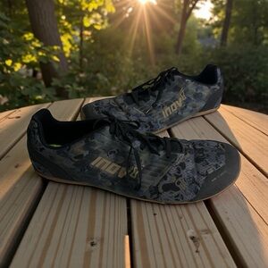 Inov8 Men Bare XF Sneaker Cross Training Shoe Size 15 Black Gray Camo Zero Drop